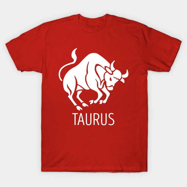 Astrological Zodiac Tee Shirts - Taurus the Bull T-Shirt by Nonstop Shirts